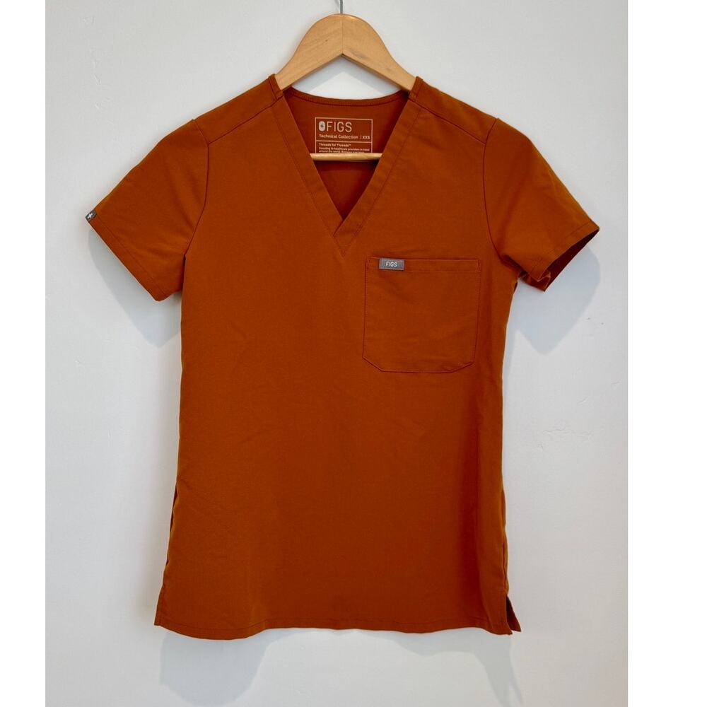 FIGS Catarina One-Pocket Scrub Top Rare color Atlantic Fall Size XXS